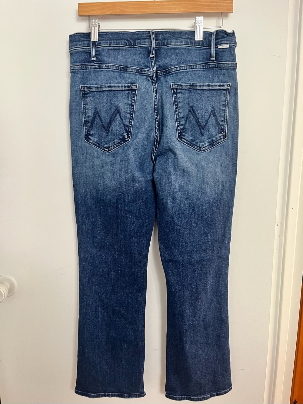 MOTHER Indigo Blue High-Rise Jeans - Picture 2 of 3
